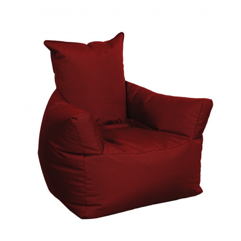 AVG293 πουφ-πολυθρονάκι R-182 Μπορντό 100x85x90/40cm