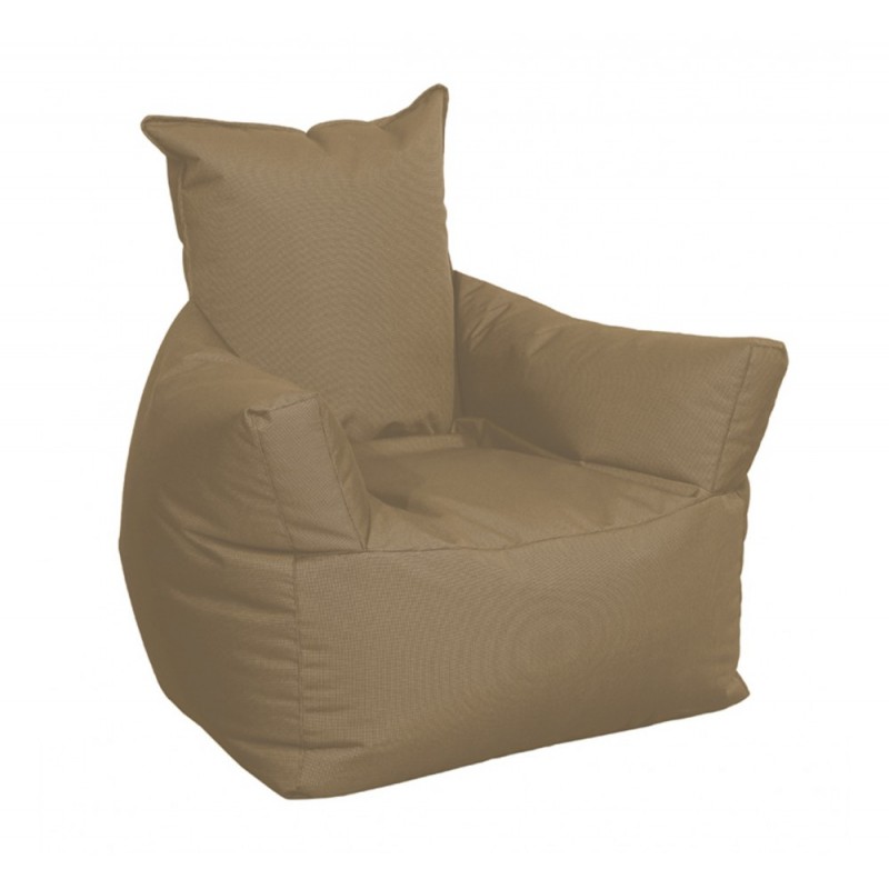 AVG293 πουφ-πολυθρονάκι R-139 Καφέ Μπεζ 100x85x90/40cm