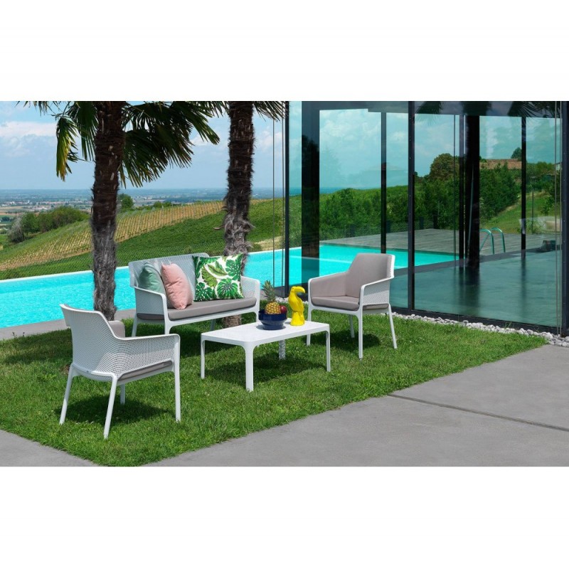 Net Relax set πολυπροπυλενίου 4τμχ Με μαξιλάρια 116x70x86(42)cm