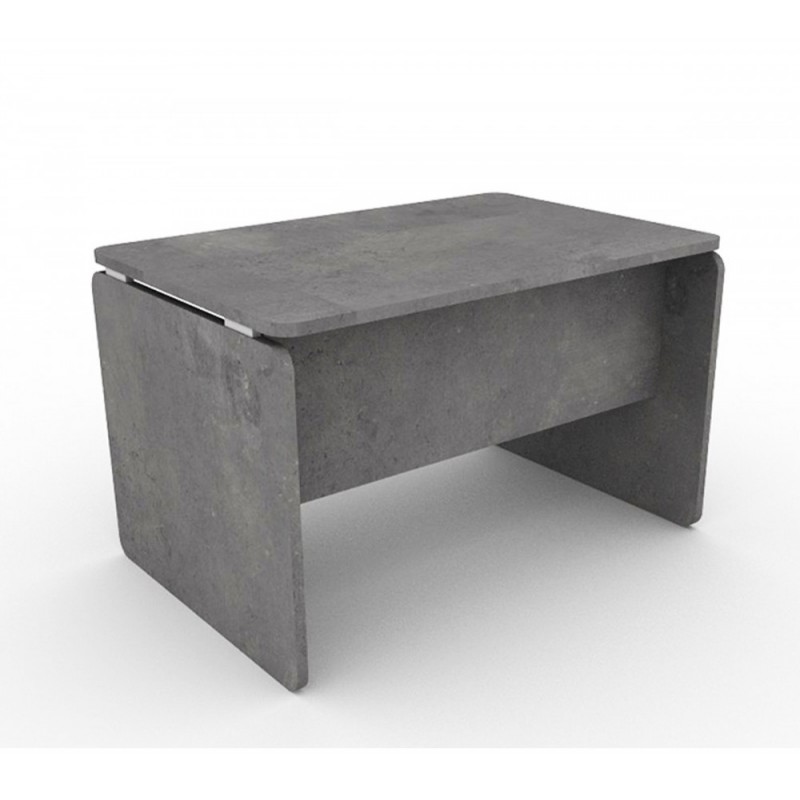 Oscar line γραφείο Γραφείο 36mm - 200x90x75cm -τσιμεντί χρώμα 