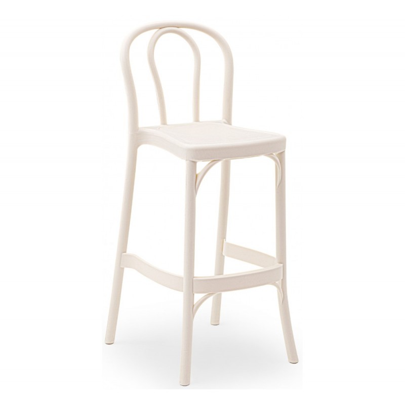 Sozo 75  (χρώμα κρεμ  401040231) σκαμπό bar Ύψος καθίσματος 75cm διαστάσεις 49x54x(108,6/75)cm