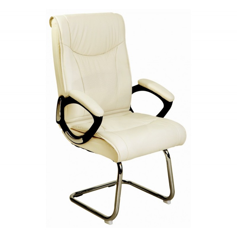 SA-111C πολυθρόνα επισκέπτη γραφείου Μπεζ 63x74x108(50)cm