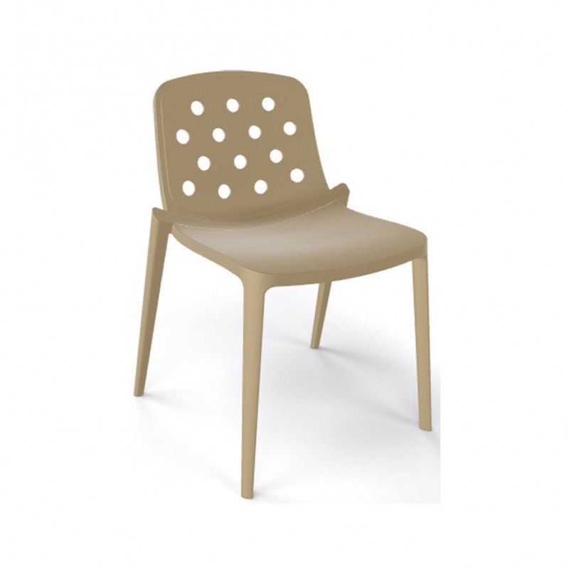 Isidora καρέκλα 14-Pearl grey 50x53x78(45)cm