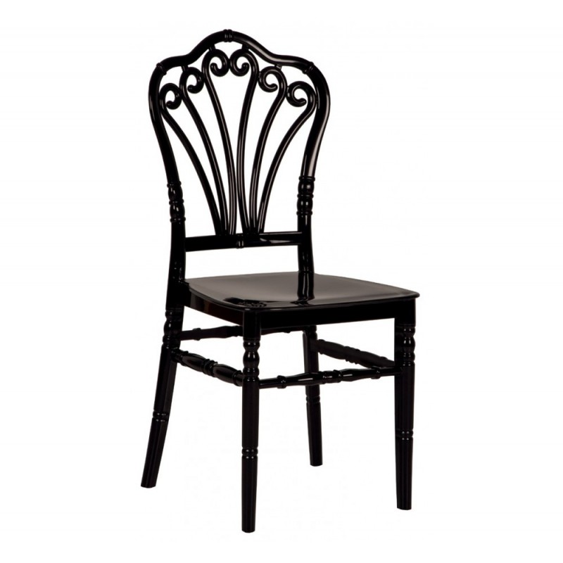 Flora καρέκλα Silver 38x42x93(43,5)cm