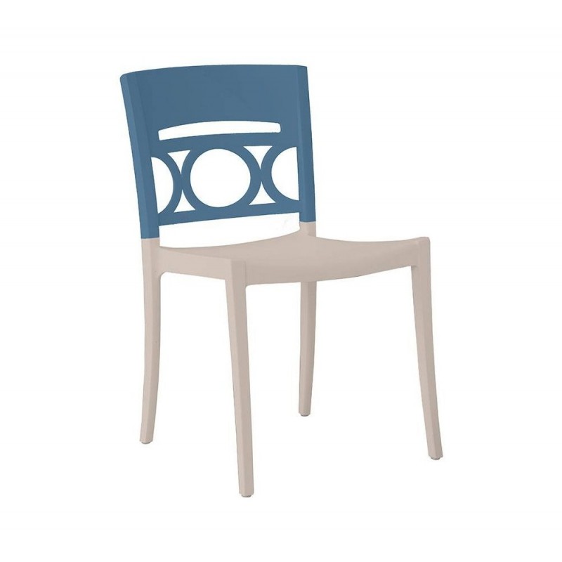 Moon καρέκλα White - Linen 50x56,5x82(46,5)cm