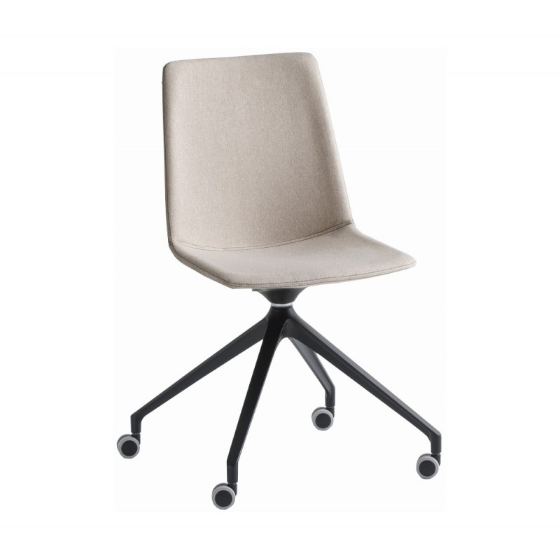 AKAMI UR UPHOLSTERED καρέκλα cod191/IKURB Polished alu 72,5x72,5x83,5(47)cm