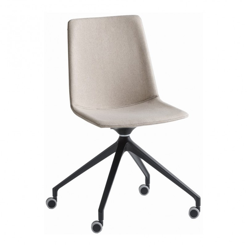 AKAMI UR UPHOLSTERED καρέκλα cod191/IKURB Black 72,5x72,5x83,5(47)cm