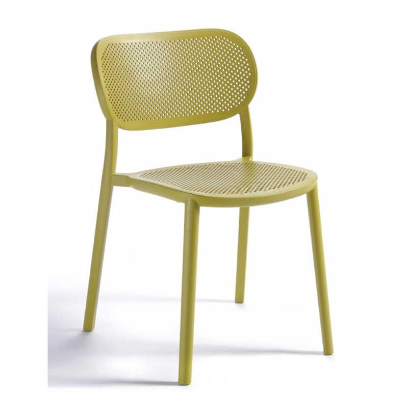 Nuta καρέκλα 00-White 52x55x79(45)cm  λευκο χρωμα 