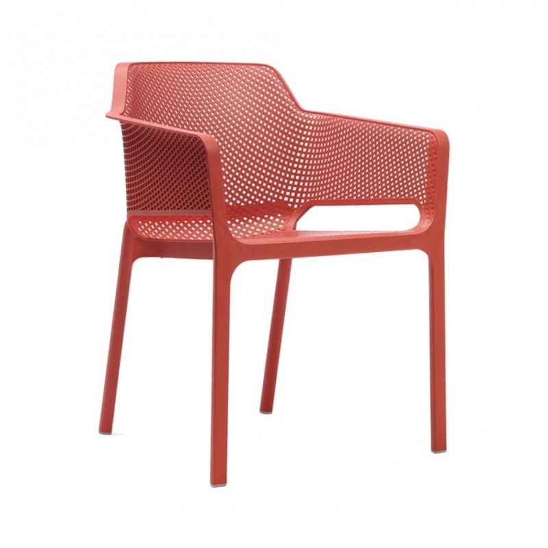 Net πολυθρόνα 00 - Bianco 60x58x80(46)cm