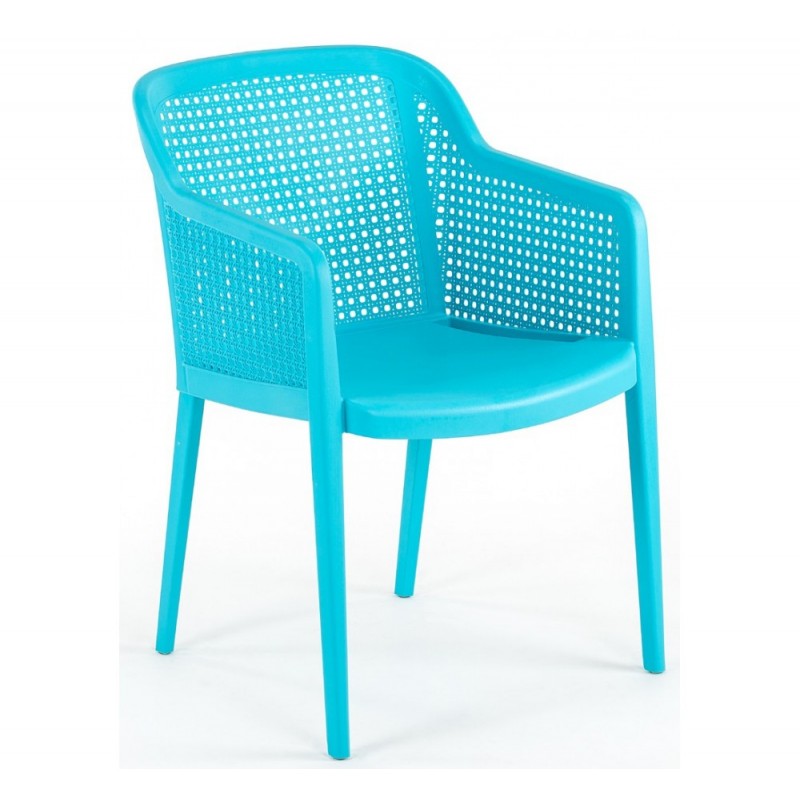 Octa πολυθρόνα Light Blue 56x60x81(44)cm