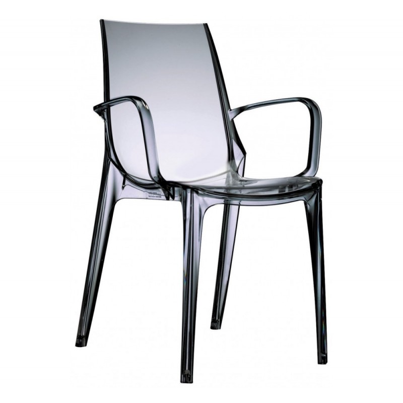 Vanity πολυθρόνα 100 -  transparent 57x55x87(47)cm - 1 τμχ 