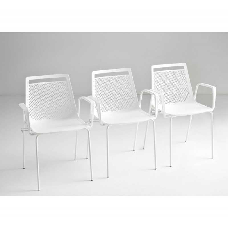 AKAMI  cod191/TB πολυθρόνα 00-White 58,5x52x82(65)cm