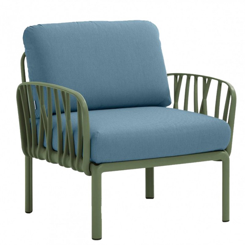 Komodo ref.371 πολυθρόνα 10 - Tortora 79x78x88(47,5)cm