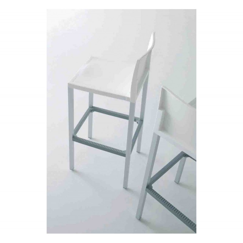 Liberty σκαμπό bar tortora  πολυπροπυλενιο- σκελετός  αλουμινίου   Ύψος καθίσματος 75cm 42x37x98(75)cm (ποσότητα 1 τμχ)