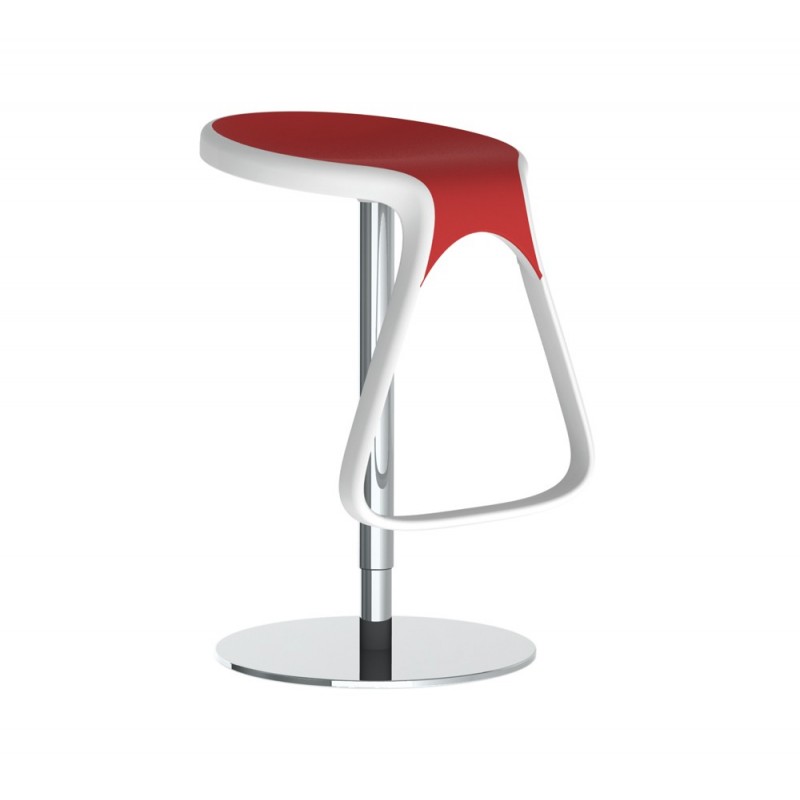 Octo μεταλλικό σκαμπό bar Xρώμιο 40x40x75cm