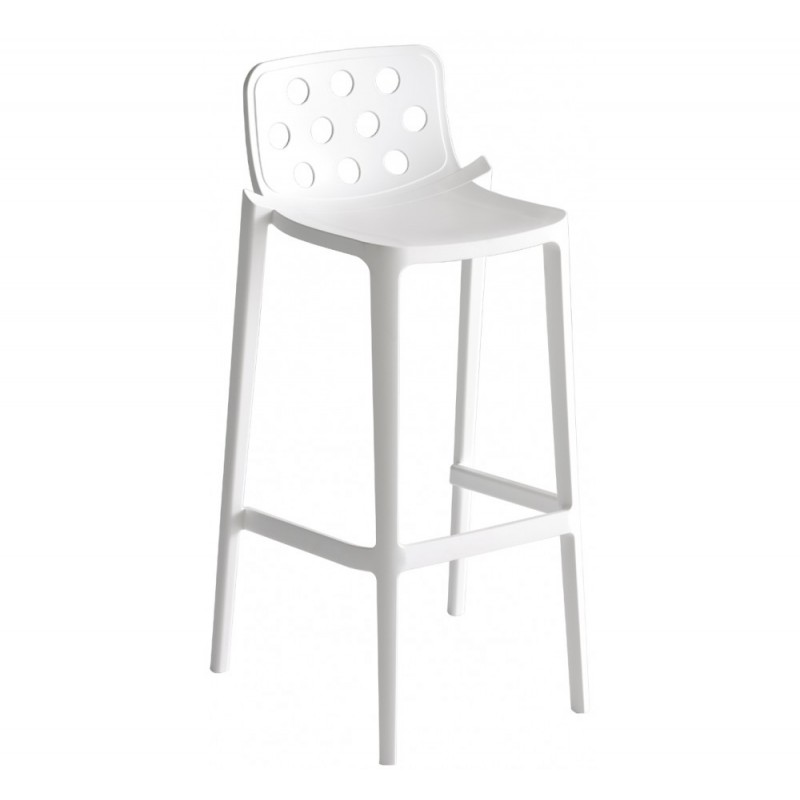 Isidoro 76 σκαμπό bar 21-Grey 48x46xH97(76)cm