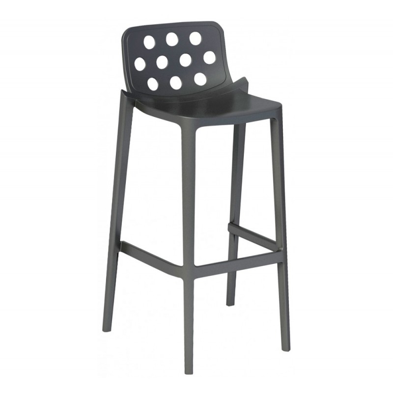 Isidoro 76 σκαμπό bar 51-Sage green 48x46xH97(76)cm