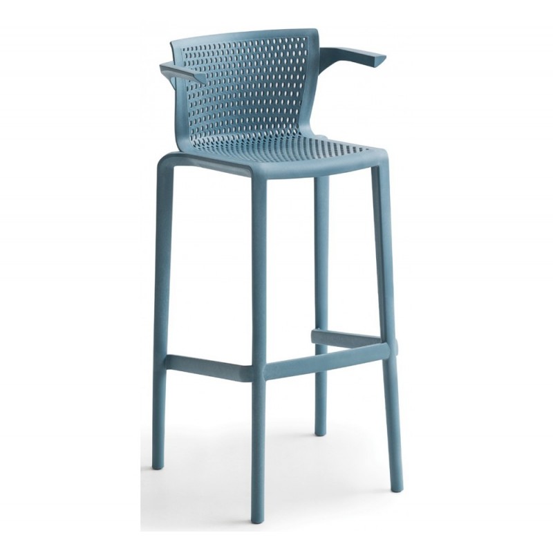 Spyker -B σκαμπό bar 21-Grey 49,50x46xH102,5(79,5)cm