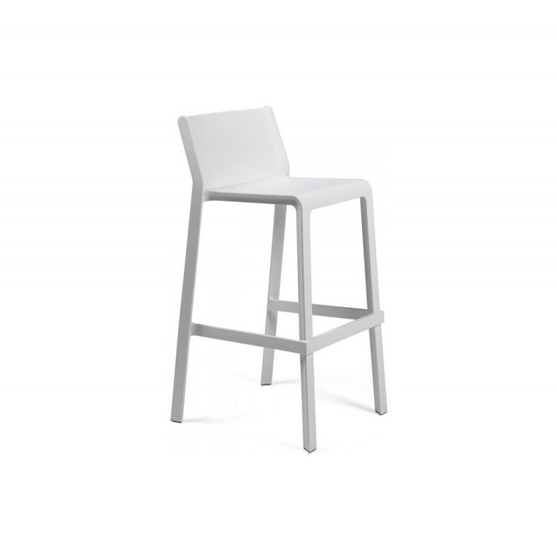 Trill Stool Mini BIANCO 40353.00.000  σκαμπό bar  47,5x50,5xH85,5(65)cm
