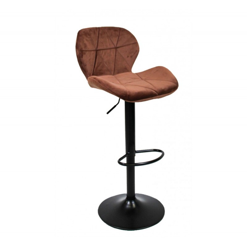 MAKITA σκαμπό μεταλλικό Velvet 45 - Green/blue 47,5x52xH95- 116cm