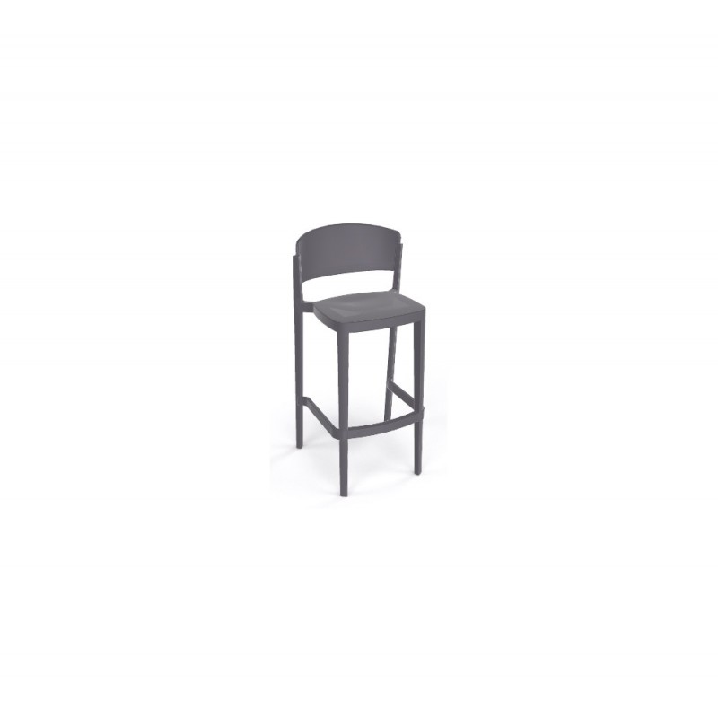 Abuela Stool 77 σκαμπό bar cod294/77A 00-White 50x45x101(77)cm