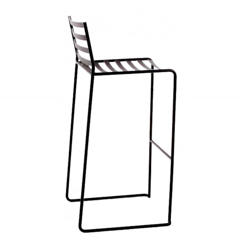 AVF521 μεταλλικό σκαμπό bar γκρί χρωμα 41x47x75(98)cm