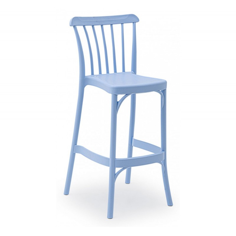 Gozo 75 σκαμπό bar Black 45x53x109(75)cm