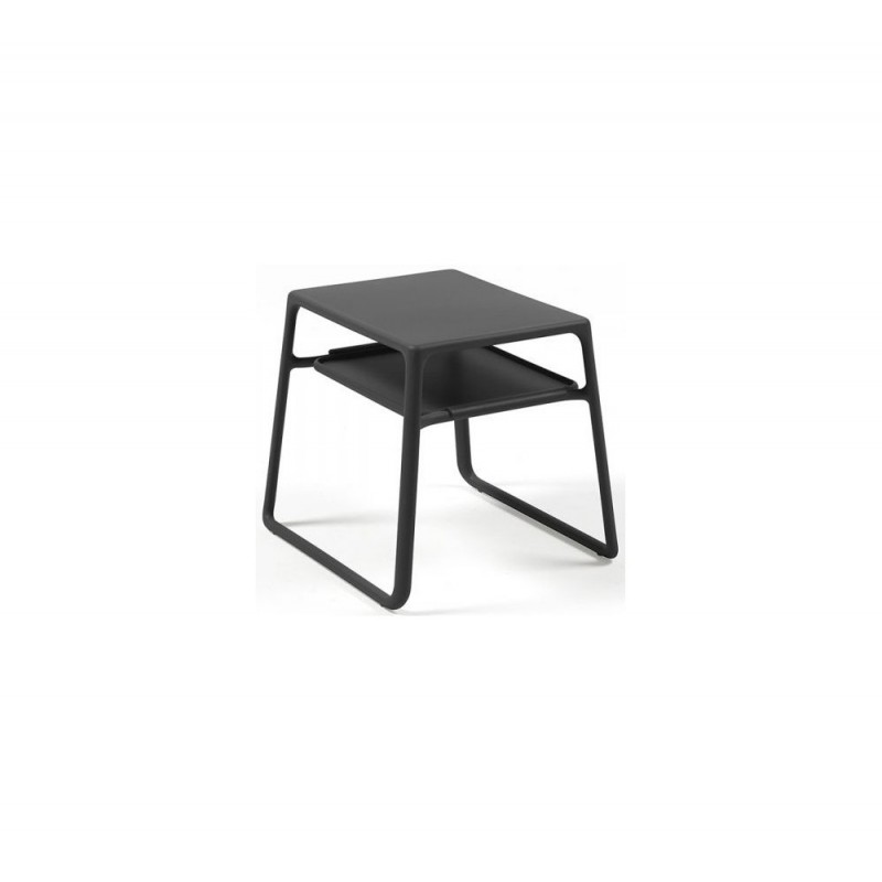 Pop side table with tray 00 - Bianco 44x39,5x38,5cm