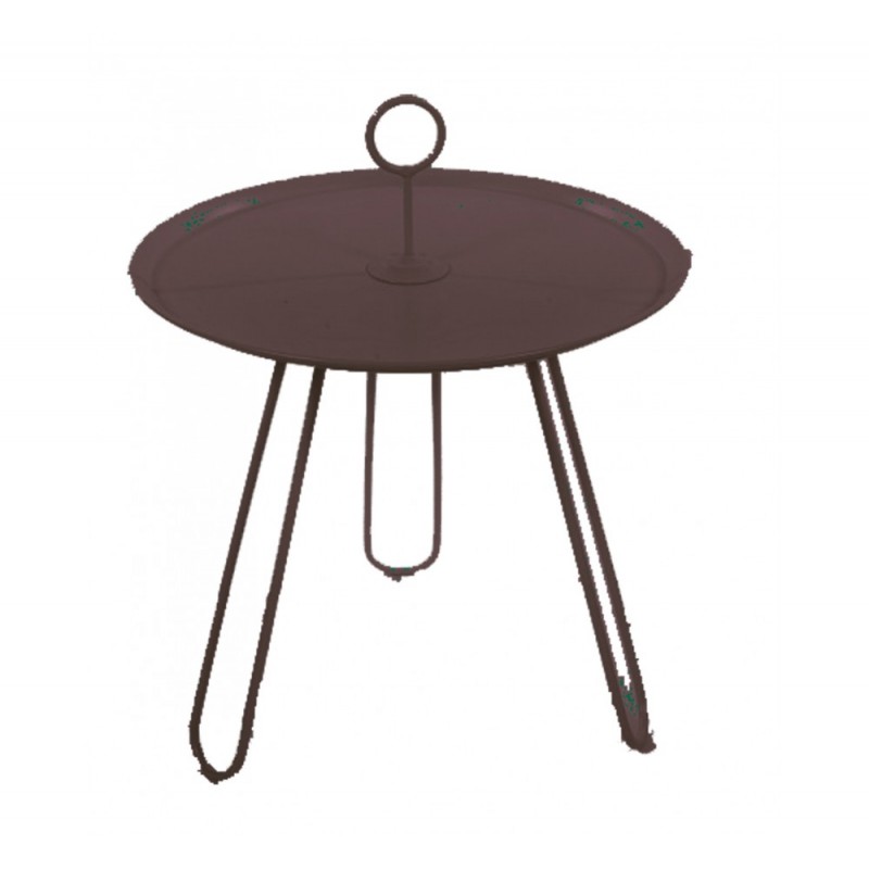 Poppy side table Χρυσό Ø40x40cm