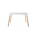 ALTIVOLE ξύλινο τραπέζι 80x120 Μαύρο 120x80x73cm