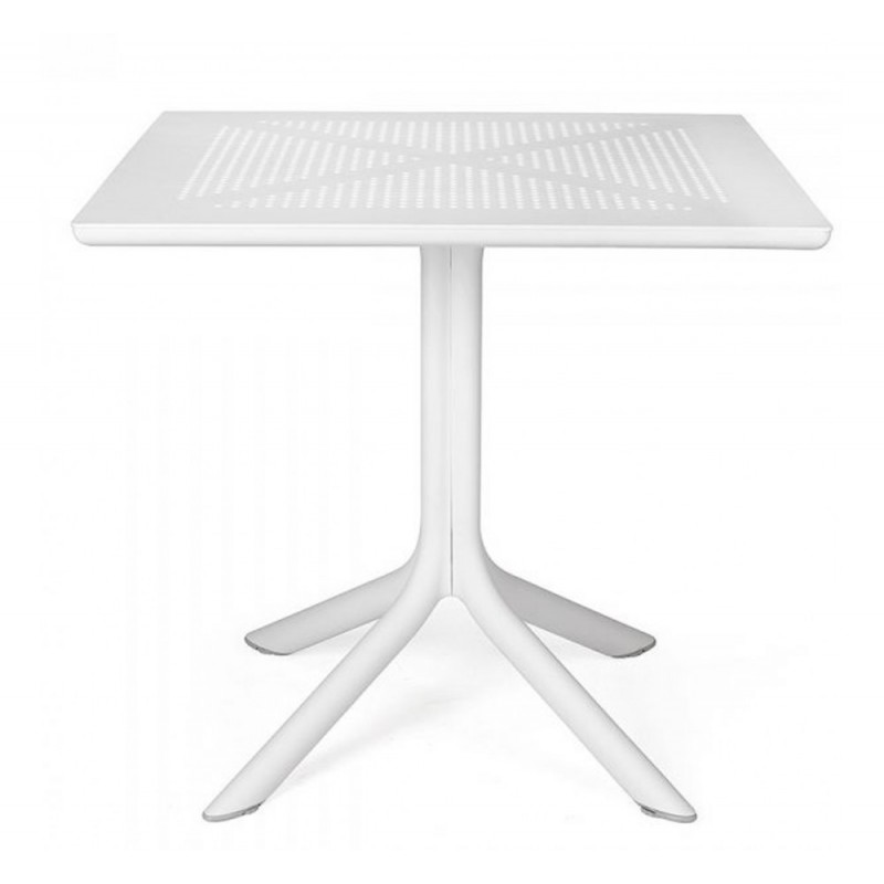 Clip 80 ref.082 τραπέζι 10 - Tortora 80x80x75cm