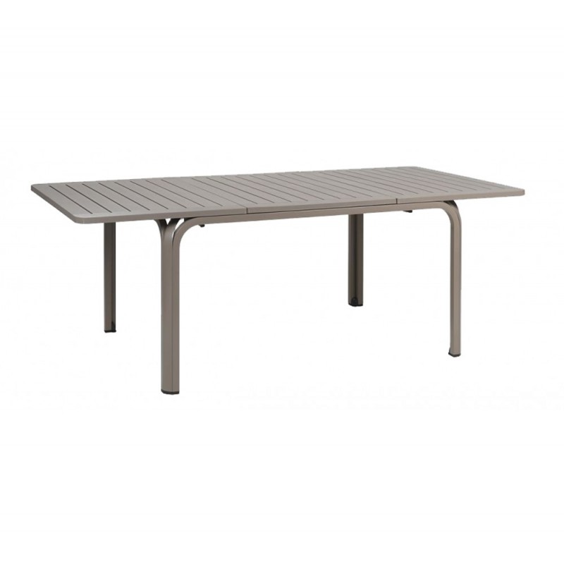 Alloro 140 ref.427 τραπέζι επεκτ/νο 00 Bianco - 10 Tortora  140/210x100x73cm