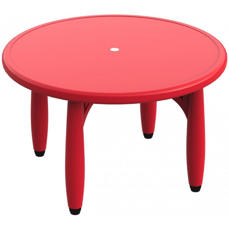 RON-Plastic Legs παιδικό τραπεζάκι Πράσινο Ø85xH52cm