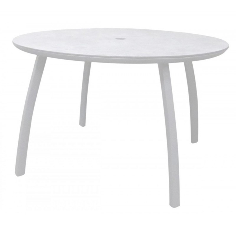 Sunset Ø120 τραπέζι 289 - Platinum grey Ø120x74cm