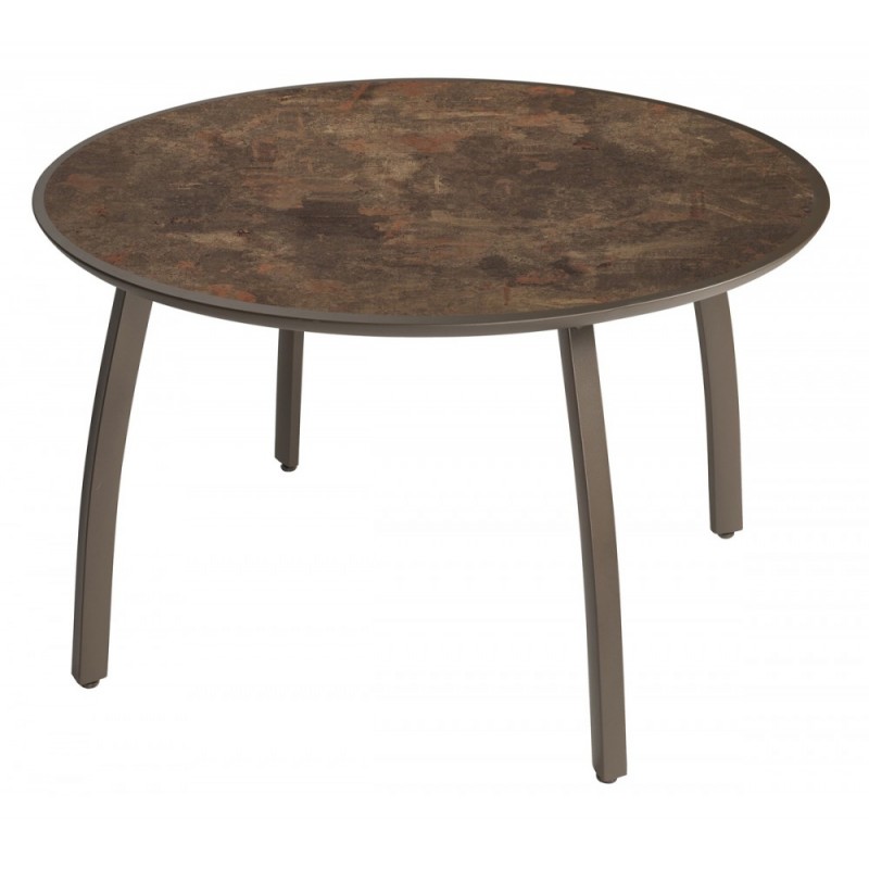 Sunset Ø120 τραπέζι 599 - Bronze fusion Ø120x74cm