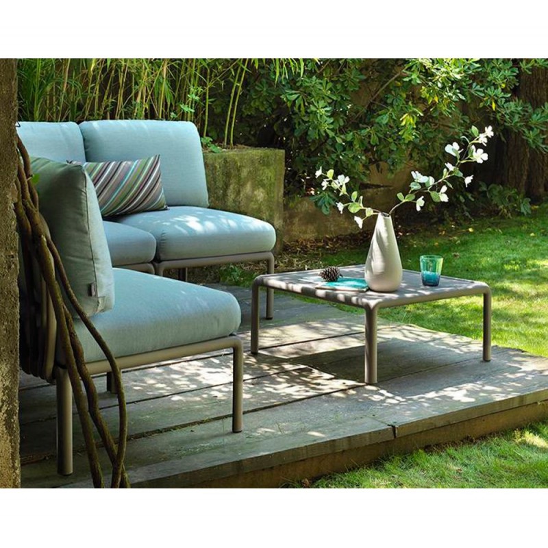 Komodo corner set πολυπροπυλενίου 00 - Λευκό 222x222x80(47,5)cm