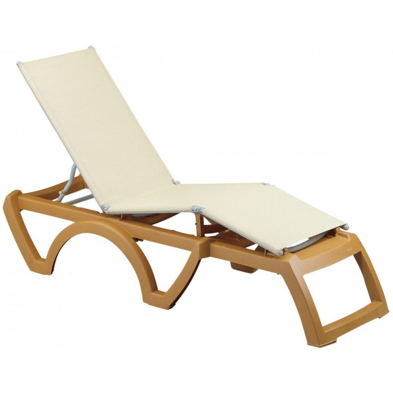 Bali ξαπλώστρα T2 - Cappuccino 205x70x38cm