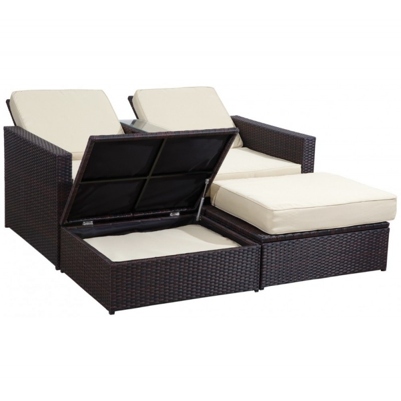 Genius set Καφέ KAN:157,5x89/138x60/94cm,  ΠOYΦ:62,5x78,5x27,5cm