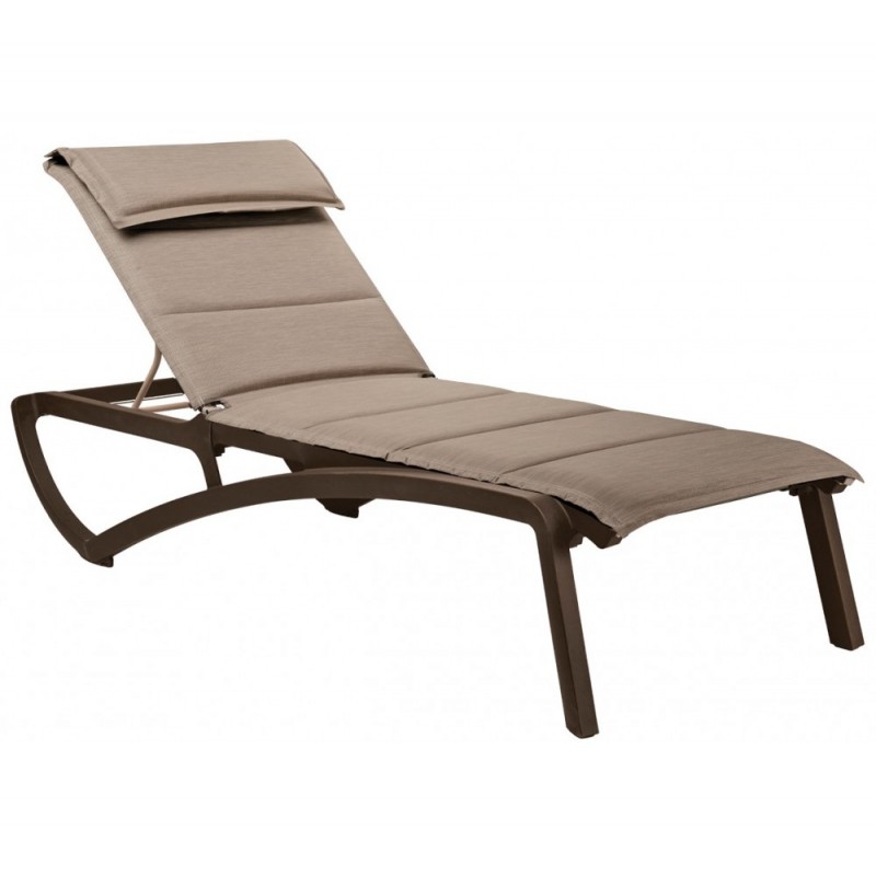 Sunset Confort ξαπλώστρα T33 - Heather beige 192x78x39cm