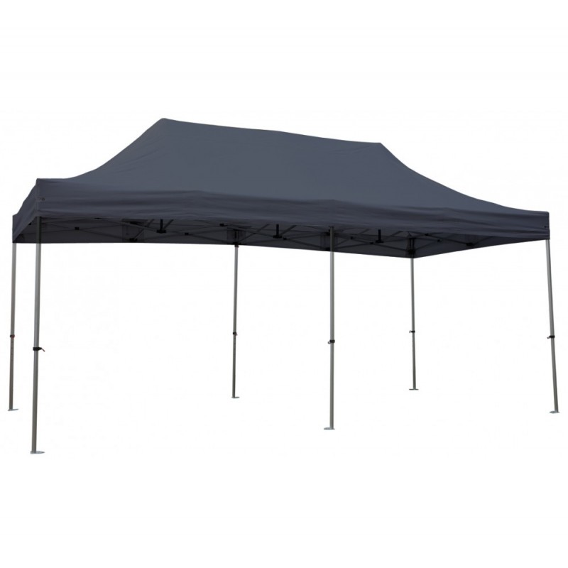 Gazebo Βαρέως Τύπου PRO-40 Αλουμινίου 3x6m Λευκό 3,30m Ύψος ολόκληρης τέντας