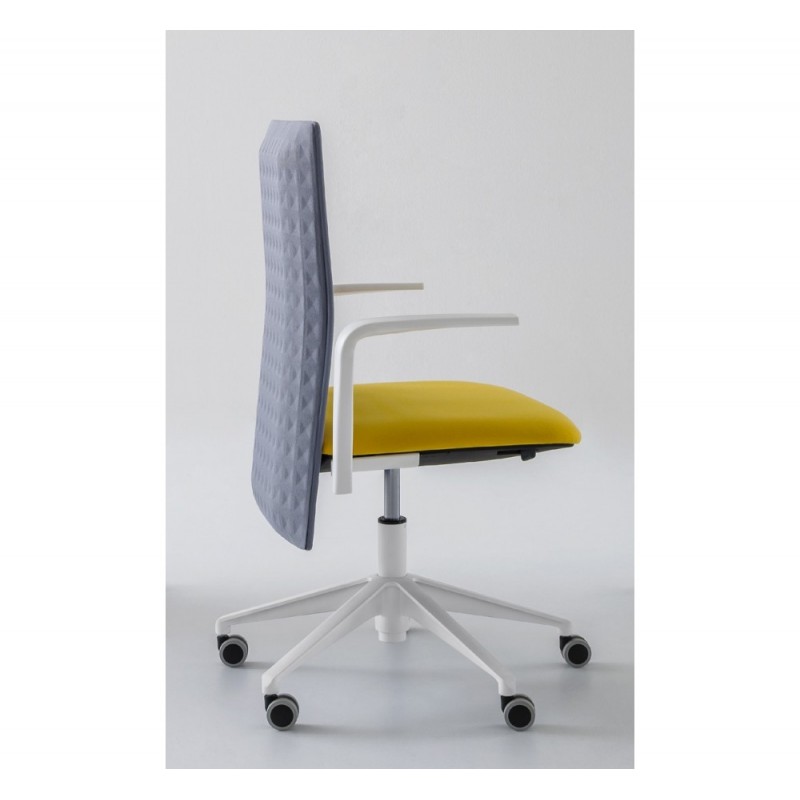 Elodie Manager 05R-00 πολυθρόνα γραφείου γκρι χρώμα T02 63x50x92-106(42-55)cm