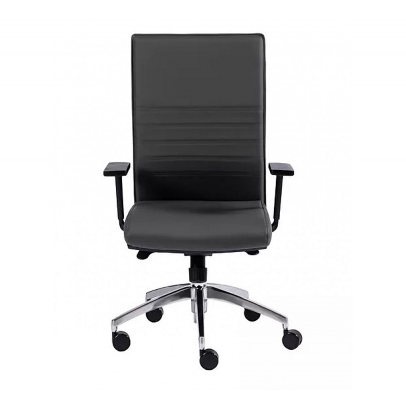 Dion πολυθρόνα γραφείου με γκρι υφασμα  64x64x105cm  