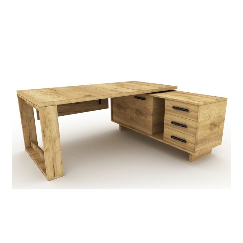 Touch γραφείο με πλευρικό Γραφείο 180x90x75cm με πλευρικό 200x50x70cm