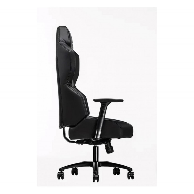 ULTIMATE πολυθρόνα γραφείου Με δερματίνη μαύρη 52x52x129-139