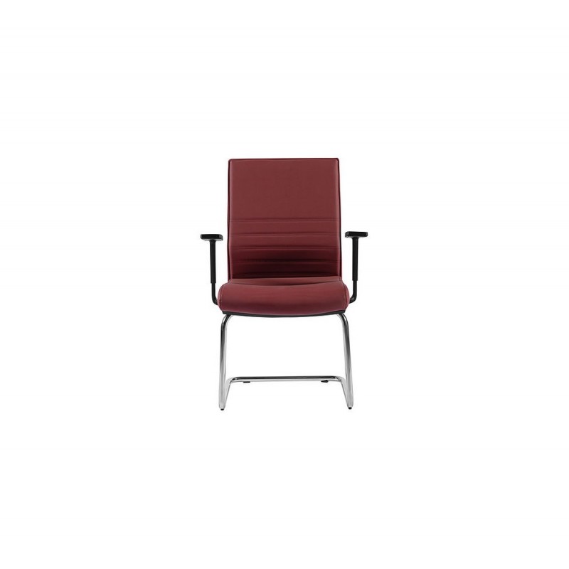 Dion V πολυθρόνα γραφείου Με δερματίνη ΜΠΟΡΝΤΩ  65X48X98cm 