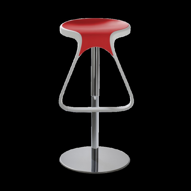 Octo μεταλλικό σκαμπό bar Xρώμιο 40x40x75cm