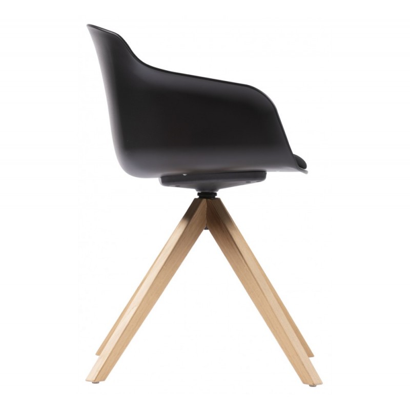 Dame cod.266.__/PL πολυθρόνα E - Simil leather Aurea 57,5x52x78(66/46)cm - ΠΟΛΥΠΡΟΠΥΛΕΝΙΟ ΜΑΥΡΟ ΚΑΙ ΤΕΧΝΟΔΕΡΜΑ ΜΑΥΡΟ 