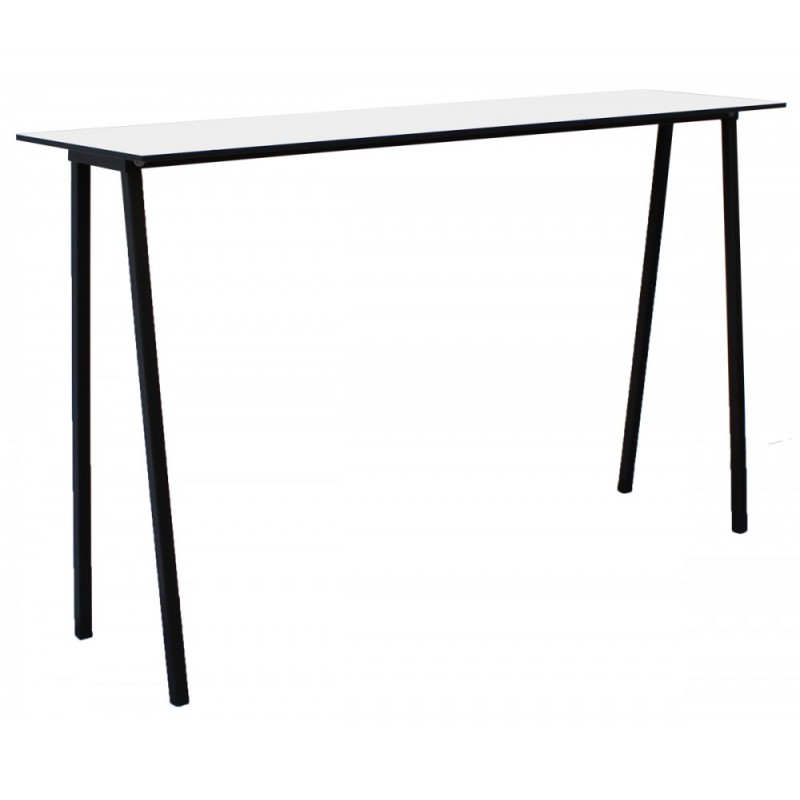 Format Τραπέζι με μεταλλικό σκελετό και επιτραπέζια επιφάνεια Compactop 120x50x75cm