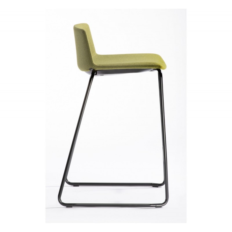 Jubel BST 66 upholstered σκαμπό bar σκελετό  μεταλλικό και έδρα επενδυμένη με ύφασμα λαδί  50x47x87(68)cm