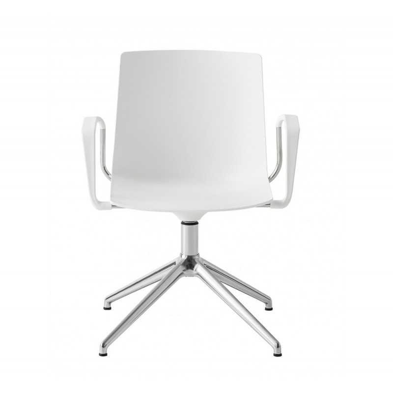 Jubel cod.291.__-/LB πολυθρόνα γραφείου 00-White 58,5x50x83-92(65/46)cm - λευκή δερματίνη 